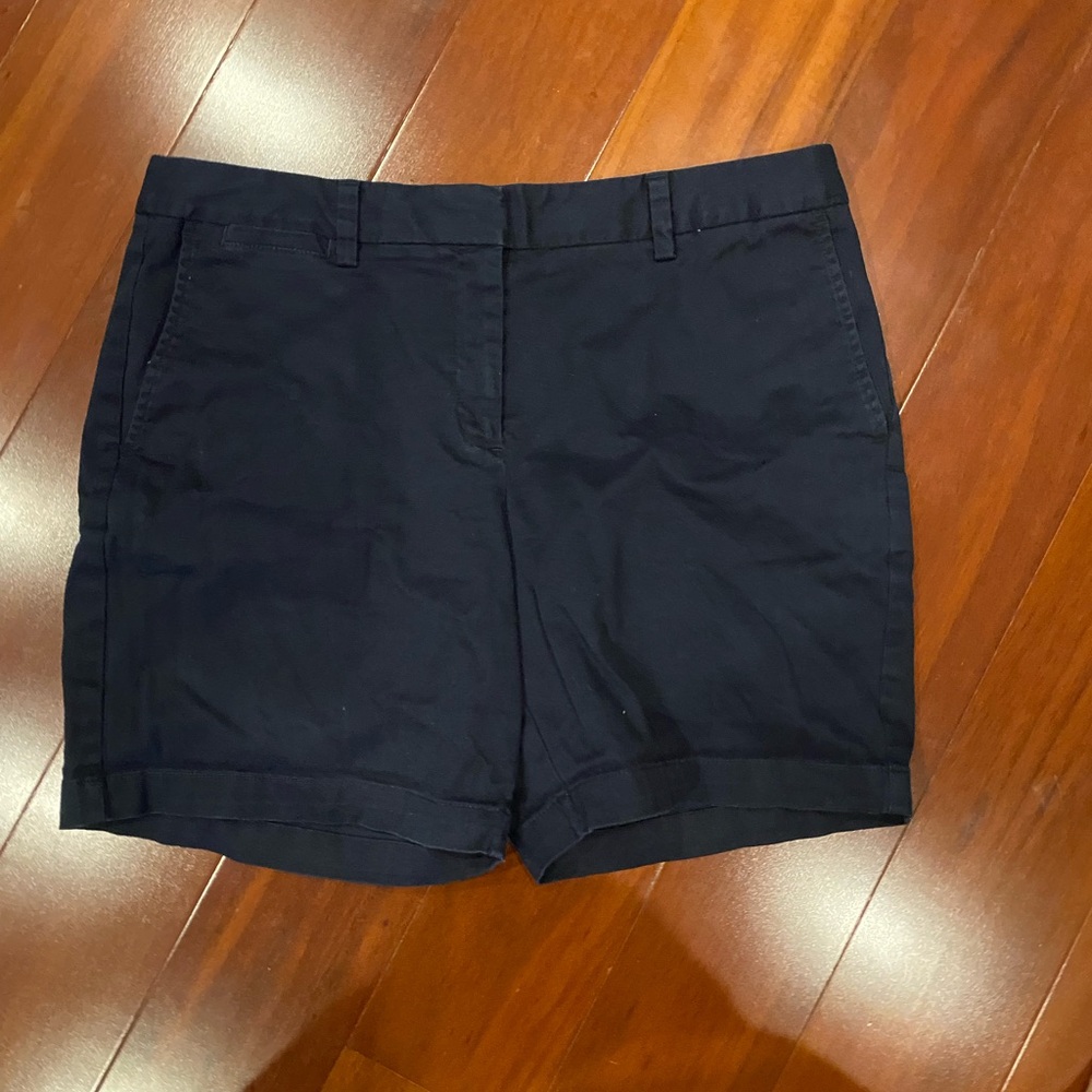 Women's Navy Blue Shorts sz 14 Lands’ End